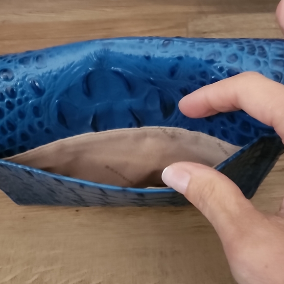 Brahmin Carina Blue Leather Purse Shoulder Bag - Palace Melbourne - Picture 10 of 13